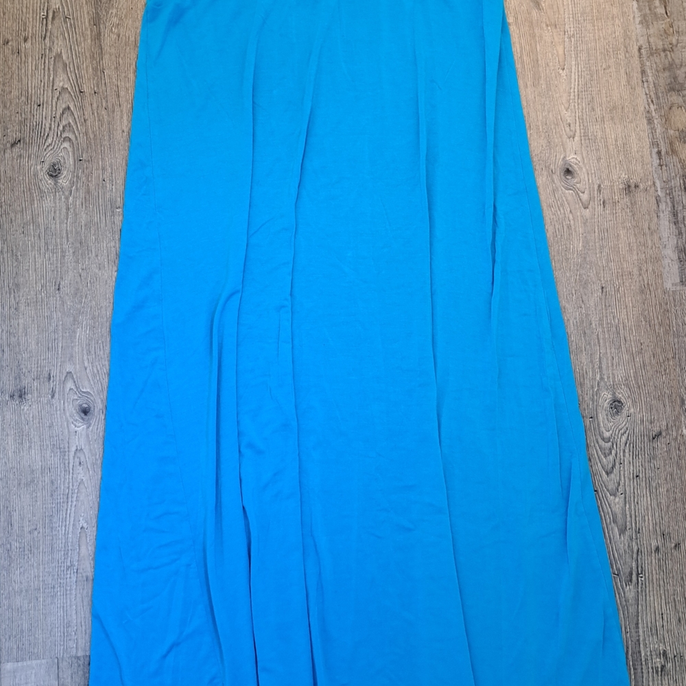 Azules Vibrant Blue Maxi Skirt | Size XL
